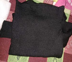 Black And White High Neck ,Caps