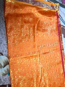 Kanchi Pattu Saree With Blouse
