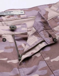 Camo Print Cargo Pants