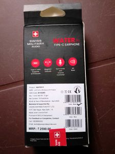 Swiss Military Earphones (Free Delivery)