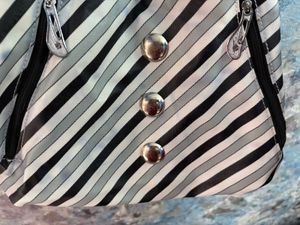 Striped Hobo Bag