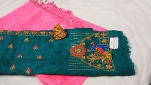 Absolutely never used beautiful fancy Saree💐💐💐