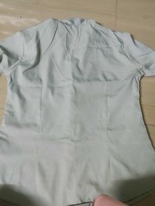 Light Grey Button-Down Shirt