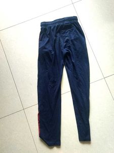 Navy &amp; Red Striped Lounge Pants
