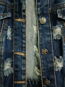 Distressed Denim Jacket