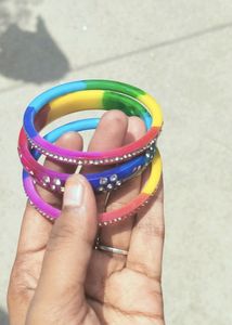🌈Multicolor Beautiful Bangles ✨