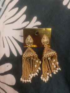 Gold Dangle Earrings