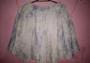 360° flared cottan skirt . knee length