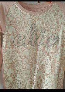 Chic Lace Detail Top
