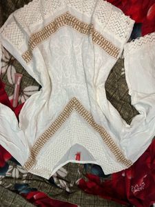 Both White Button-Down Shirt (shirt Bust 30 2nd32