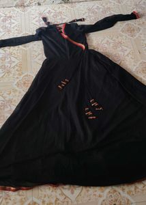 Elegant Black Ethnic Gown
