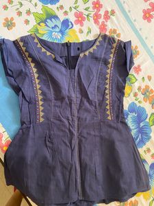 Indie Peplum Top Women