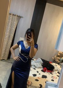 Beautiful Party Slit Dress🎀🦋💙