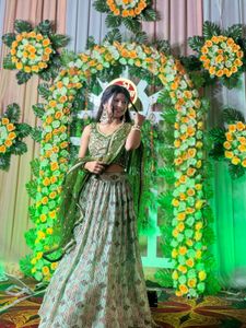 Green Lehenga Choli