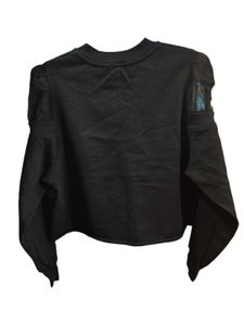 Balenciaga  Crop Sweatshirt Black Size M