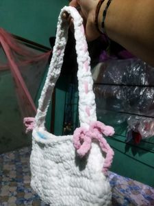 Handmade Crochet Cloudy Bag