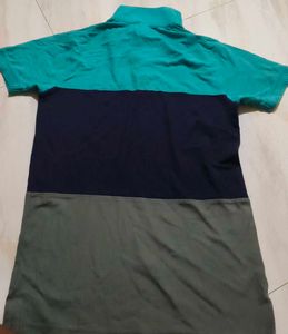 Color Block Polo Shirt