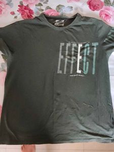 Olive Green Effect T-Shirt