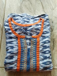 Blue Colour Kurta