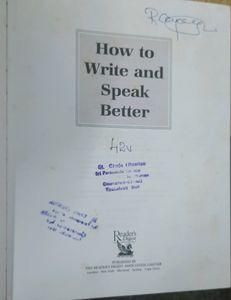 How To Write And Speak Better.
