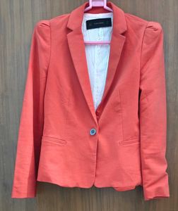 ZARA BASIC Coral Blazer
