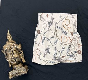 Patterned Mini Skirt