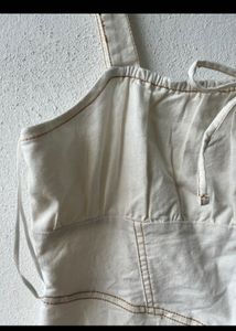 White Denim Dress