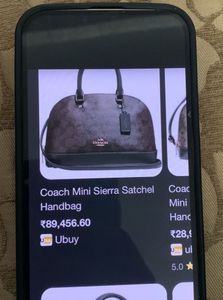 Coach 🇺🇸croc Leather Handbag