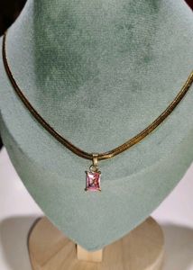 Pink Gemstone Necklace