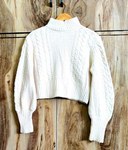 Self Design Sweater Size-36