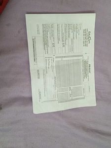 OMR Sheet Of Class 10th