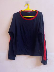 M24- Black & Red Tshirt Top Full Sleeves