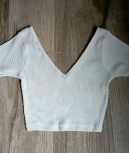 White Crop Top