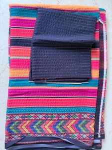 Unused Multicolour Sequence Saree