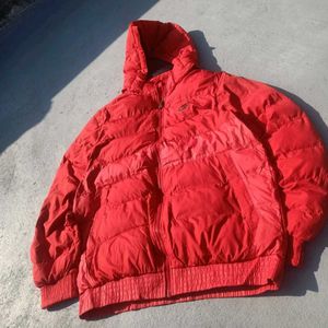 A Red Colour Nike Original Puffer