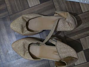 Golden Glitter Heel