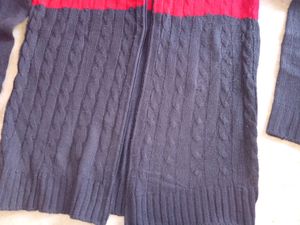 Colourblock MEN&#39;S Sweater With Zipper