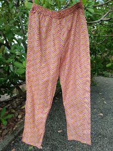 Vibrant Zig-Zag Kurti Pant