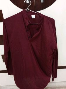 Maroon Casual Shirt