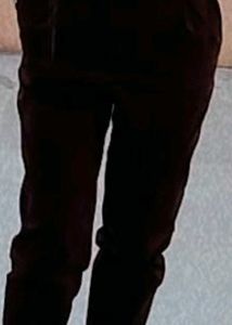 Brown Women&#39;s High-Waisted Pants