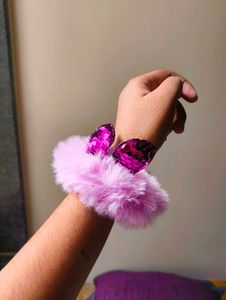 New BTS Cute Fur Scrunchie💜