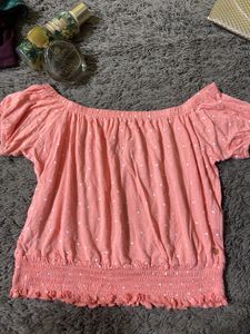 Cute Off Shoulder Top