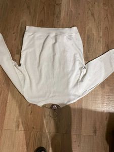 Alone In Paradise White Sweatshirt