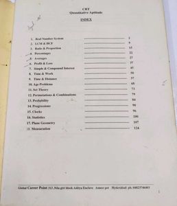 CRT Quantitative Ability Book Competitive exam