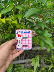 Handmade Clay Hair Clips