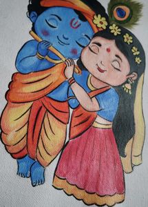 Krishna & Radha Artwork