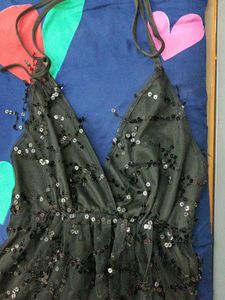 Sequin Embellished Party Dress