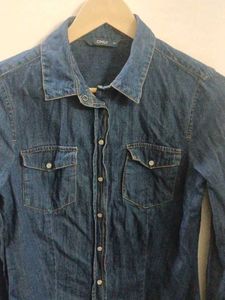 Branded Denim Shirt