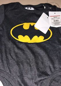 Baby Batman Onesie And Cap