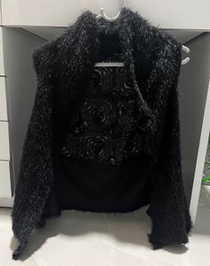 Black Floral Fancy Jacket
